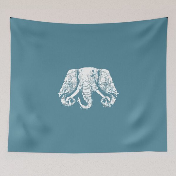 Item preview, 3 Headed Elephant Design - LAO Flag - Kingdom of Laos Pullover Hoodie designed and sold by ThuysThuys.