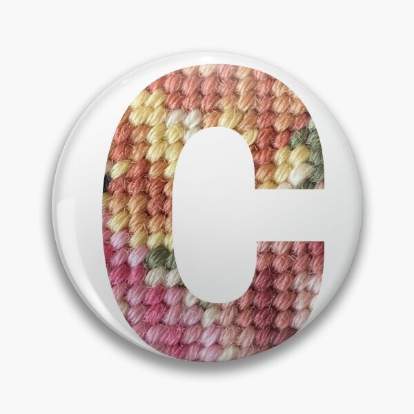 Item preview, Vintage petit point pattern - Letter C designed and sold by boomantique.