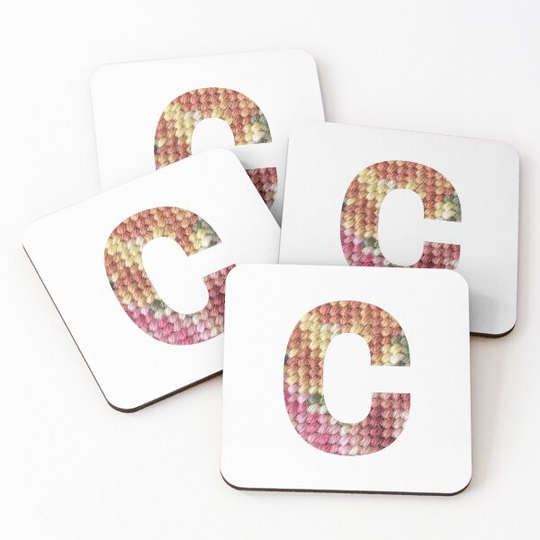 Item preview, Vintage petit point pattern - Letter C designed and sold by boomantique.