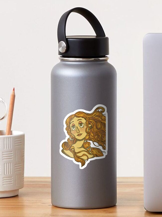 Thumbnail 1 of 3, Sticker, Stylized Bust of Venus designed and sold by QarliesArt.
