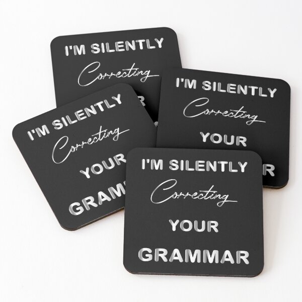 Item preview, I'm Silently Correcting Your Grammar designed and sold by bargaboot.
