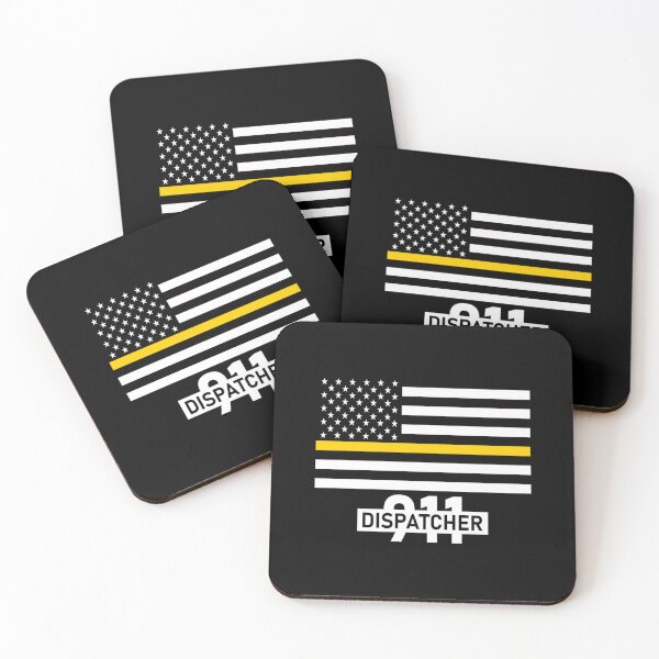 Item preview, Dispatcher Gold Line USA Flag Emergency Dispatchers Sweatshirt designed and sold by ThuysThuys.