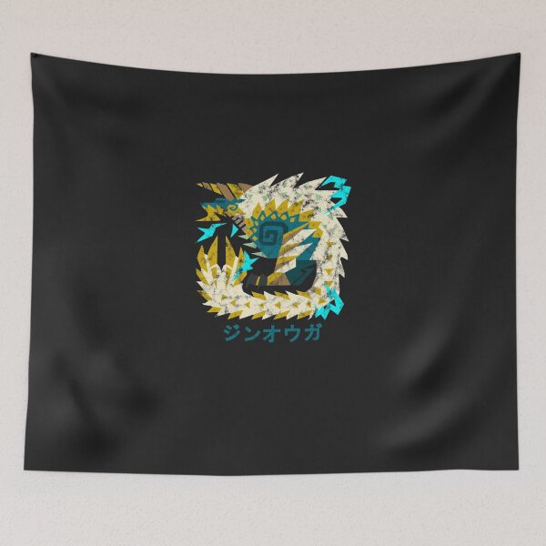Item preview, Monster Hunter World Iceborne Zinogre Kanji Icon Essential designed and sold by kryslhybatt.