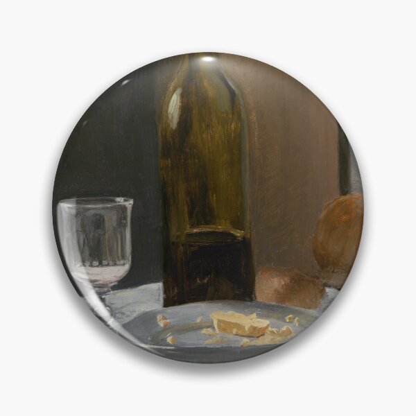 Item preview, Claude Monet "Still Life with Bottle, Carafe, Bread, and Wine" 1862/1863 designed and sold by daisiesandlove.