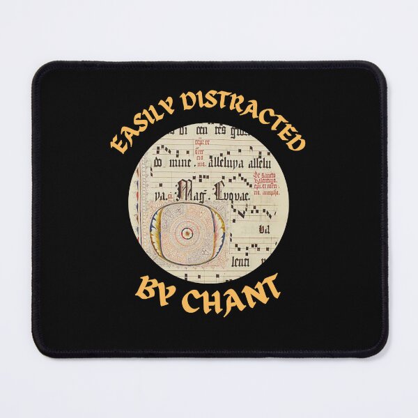 Item preview, Trad Catholic Easily Distracted By Gregorian Chant Cute Latin Mass Meme designed and sold by IceCreamMuseum.