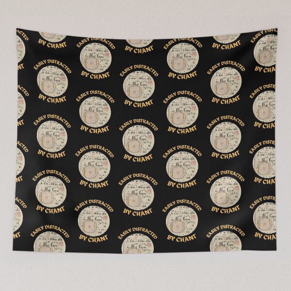 Item preview, Trad Catholic Easily Distracted By Gregorian Chant Cute Latin Mass Meme designed and sold by IceCreamMuseum.