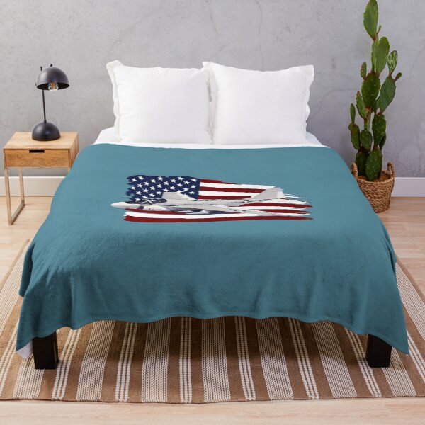 Item preview, Intruder Plane Distressed T-shirt US Flag Premium T-Shirt designed and sold by ThuysThuys.