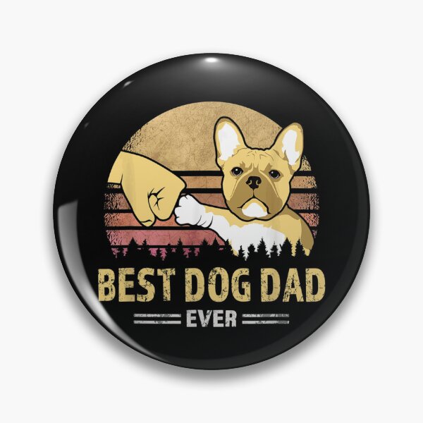 Item preview, Mens Best Frenchie Dad Ever Vintage French Bulldog Puppy Lover  designed and sold by EuphemiaShop.