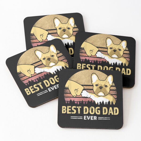 Item preview, Mens Best Frenchie Dad Ever Vintage French Bulldog Puppy Lover  designed and sold by EuphemiaShop.