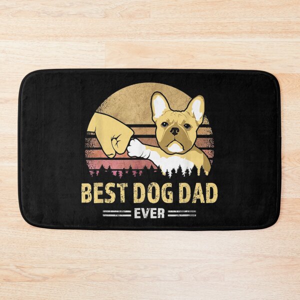 Item preview, Mens Best Frenchie Dad Ever Vintage French Bulldog Puppy Lover  designed and sold by EuphemiaShop.