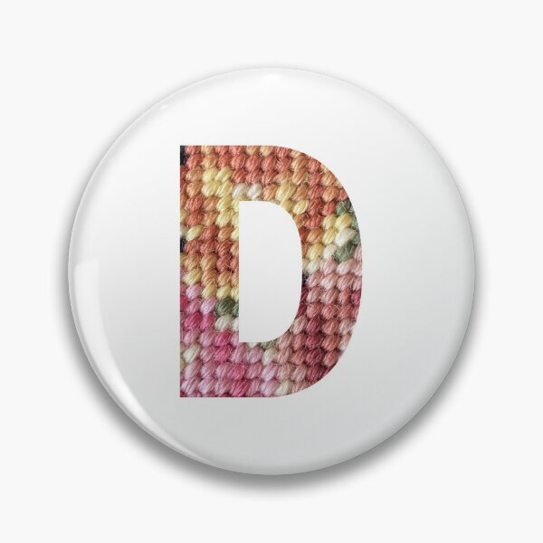 Item preview, Vintage petit point pattern - Letter D designed and sold by boomantique.