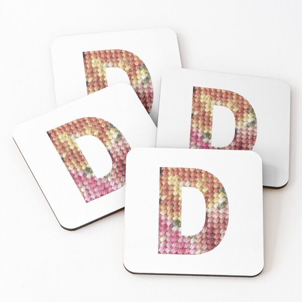 Item preview, Vintage petit point pattern - Letter D designed and sold by boomantique.