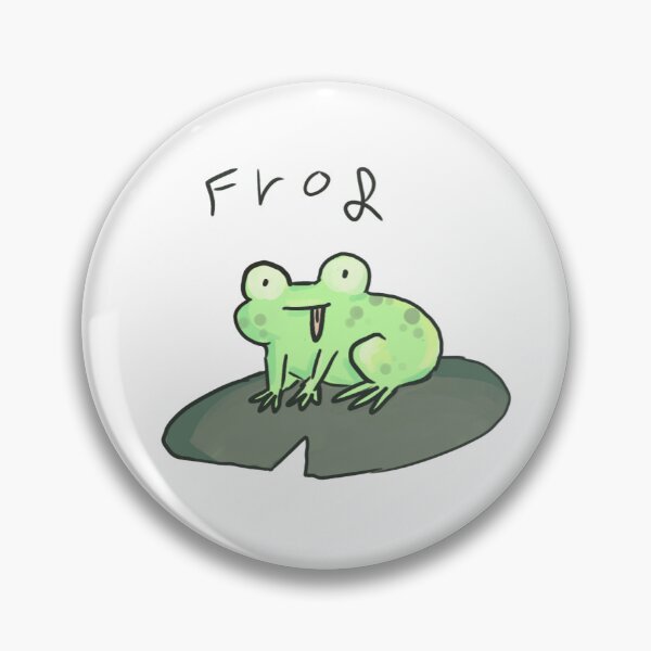 Item preview, A  frog on a lilypad. designed and sold by squidcat1177.