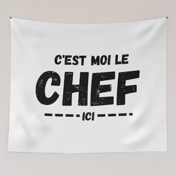 Aperçu de l'œuvre C'est moi le chef ici créée et vendue par RedhotstarsNEX.