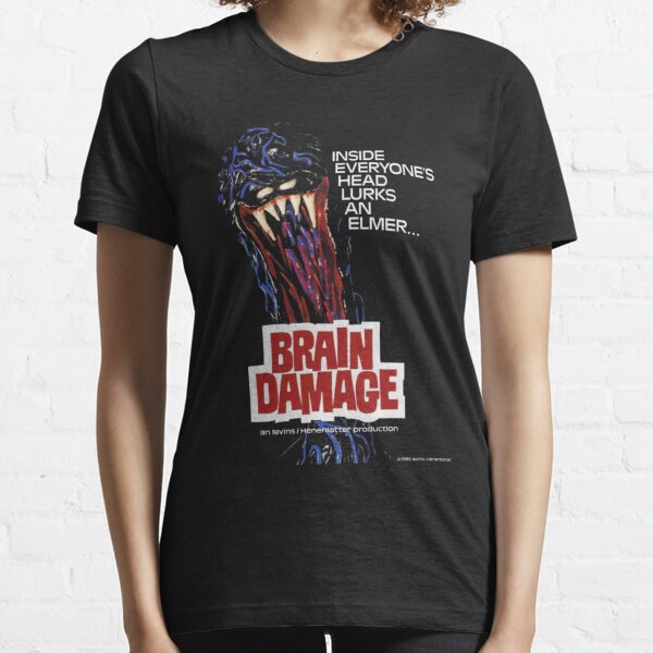 Zombies Cerebro su seguridad Camiseta Ajustada Mujer peculiar Vinilo Print Top Fun 