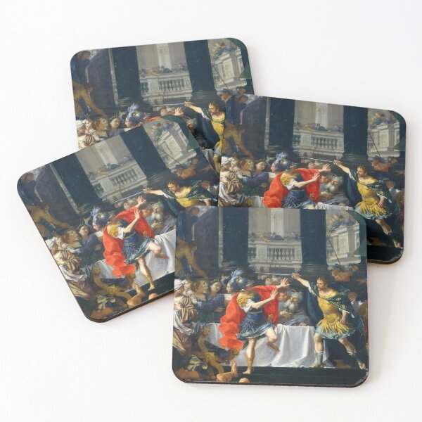 Item preview, Alexander the Great Threatened by His Father | Donato Creti | 1705 Greek History Art designed and sold by CJET.