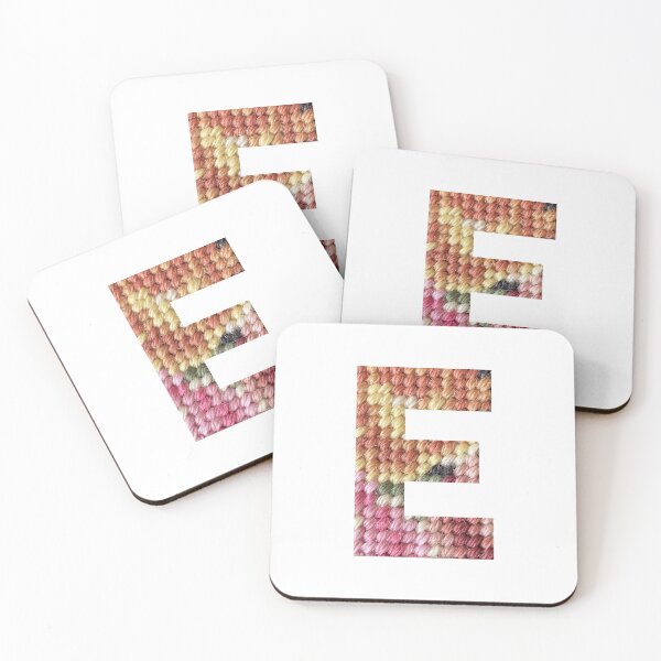 Item preview, Vintage Petit Point Pattern - Letter E designed and sold by boomantique.