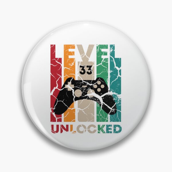 Item preview, Level 33 Unlocked,33 Birthday Gift designed and sold by Designista436.