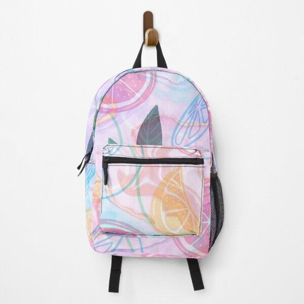 Item preview, pink and blue pastel marble lemon pattern designed and sold by Beeroclock.