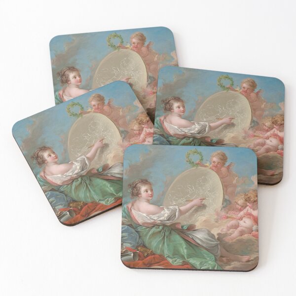 Item preview, Allegory of Painting | Francois Boucher | 1765 Rococo Art designed and sold by CJET.