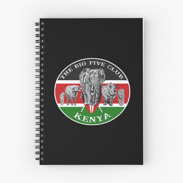 Item preview, Africas Big Five on Kenya Flag Sweatshirt designed and sold by ThuysThuys.