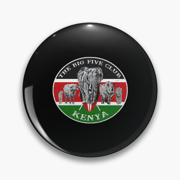 Item preview, Africas Big Five on Kenya Flag Sweatshirt designed and sold by ThuysThuys.