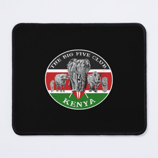 Item preview, Africas Big Five on Kenya Flag Sweatshirt designed and sold by ThuysThuys.