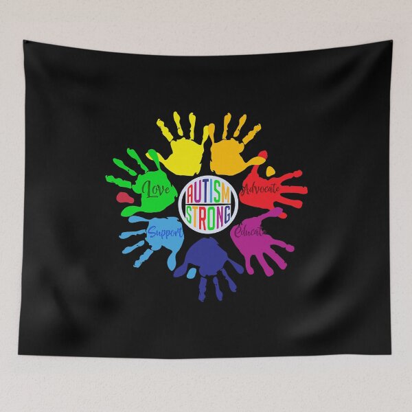 Item preview, Autism Strong Hands Autism Awareness Day Gift designed and sold by HaaChris-Artis.