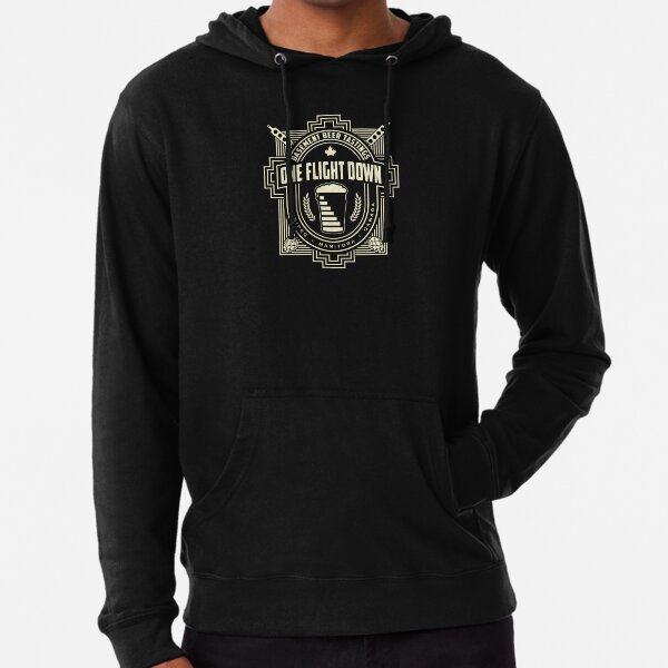 One Flight Down - Art Deco Lightweight Hoodie