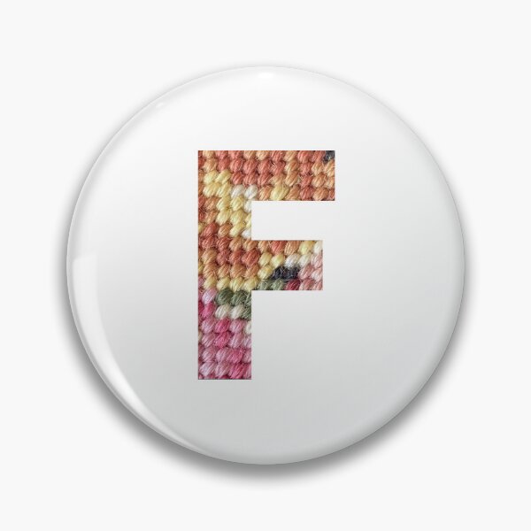 Item preview, Vintage Petit Point Pattern - Letter F designed and sold by boomantique.