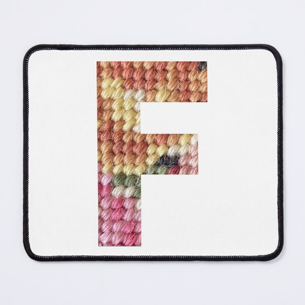 Item preview, Vintage Petit Point Pattern - Letter F designed and sold by boomantique.