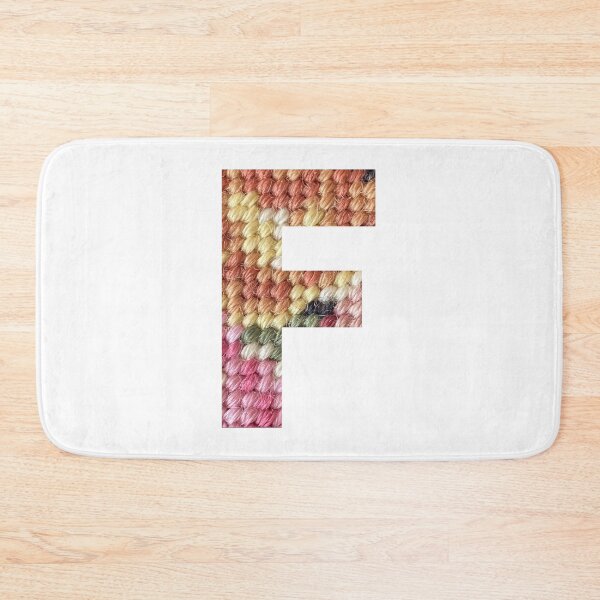 Item preview, Vintage Petit Point Pattern - Letter F designed and sold by boomantique.