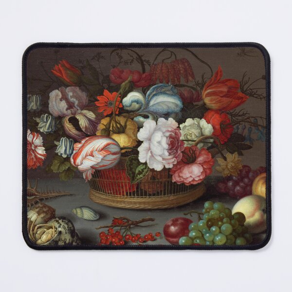 Artikelvorschau, Blumenkorb | Balthasar van der Ast | 1622 Renaissance-Stillleben Art.-Nr entworfen und verkauft von CJET.