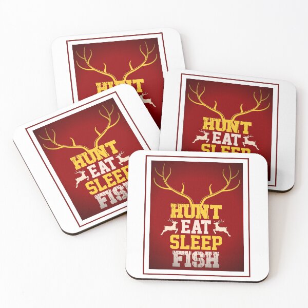 Item preview, Hunt, Eat, Sleep, Fish designed and sold by artistoutfitter.