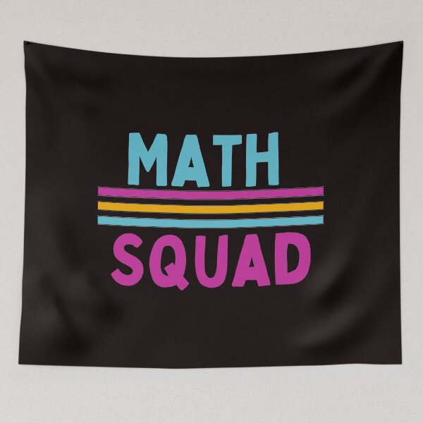 Item preview, Math Squad Math Teacher Mathematics Club School Algebra designed and sold by MagicSD Designs.