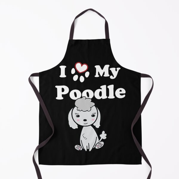Item preview, I Love My Poodle cute drawing designed and sold by SubtleSplit.