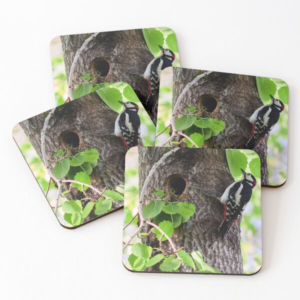 Item preview, Oh Lord help me with these kids. Great spotted woodpecker designed and sold by Jouko Lehto Photography.