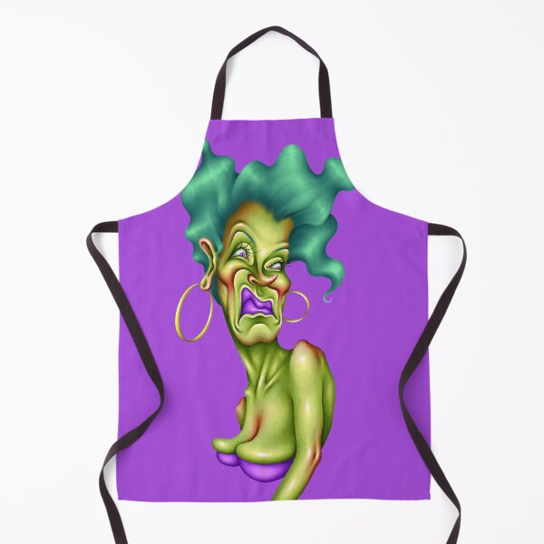 Item preview, She Grinch Green girl with disgust face designed and sold by Marcos Sevilla Martin.