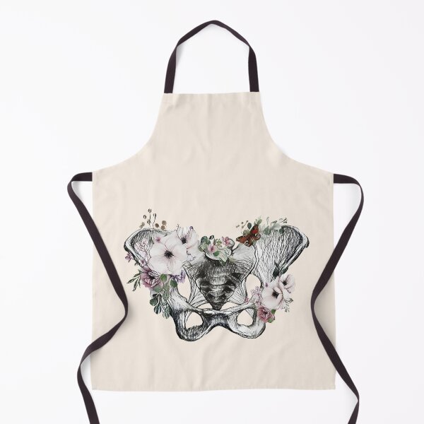 Item preview, Feminism, anatomy, anatomical art, draw, flowers roses, female bones of the pelvis designed and sold by Collagedream.