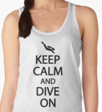 Keep calm and dive on Women's Tank Top