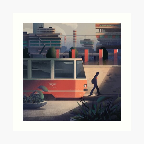 Tram Art Print