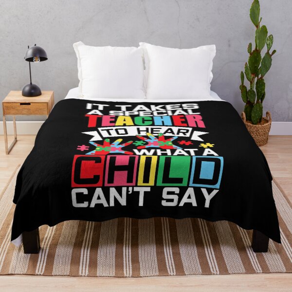 Item preview, Autism It Takes A Special Teacher To Hear What A Child Can't Say Puzzle Piece Special Child Womens Autistic designed and sold by HaaChris-Artis.