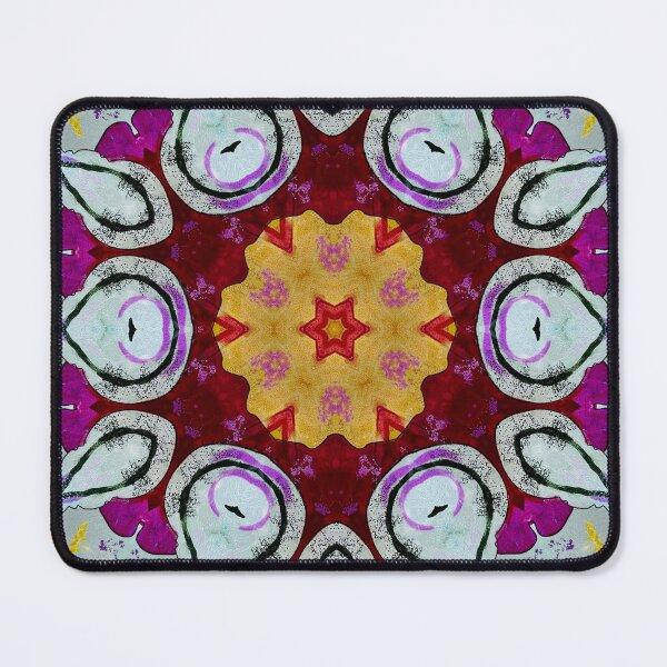 Item preview, Violet Flower Geometric Pattern designed and sold by MediaArtbyMara.