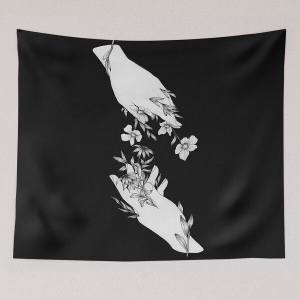 Item preview, Hands Bloom Flowers designed and sold by ECMazur Art.