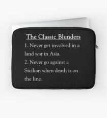 The Classic Blunders Laptop Sleeve