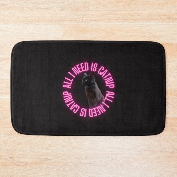 Item preview, ALL I NEED IS CATNIP - CATNIP- CAT PATTERNS designed and sold by boomantique.