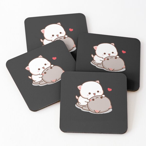 Item preview, Peach and Goma Mochi Cat Love Classic designed and sold by kryslhybatt.