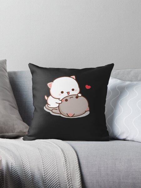 Item preview, Peach and Goma Mochi Cat Love Classic designed and sold by kryslhybatt.
