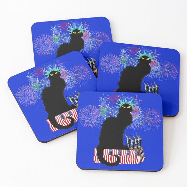 Item preview, Lady Liberty - Patriotic Le Chat Noir  designed and sold by Gravityx9.