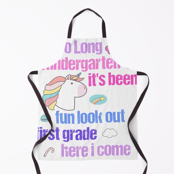 Item preview, Girls So Long Kindergarten it's been fun look out first grade here i come graduation T-shirt for girls. designed and sold by Luxe-Art.